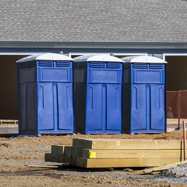 what is the expected delivery and pickup timeframe for the porta potties in Henry NE